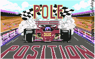 Pole Position II screenshot 2 for Commodore 64